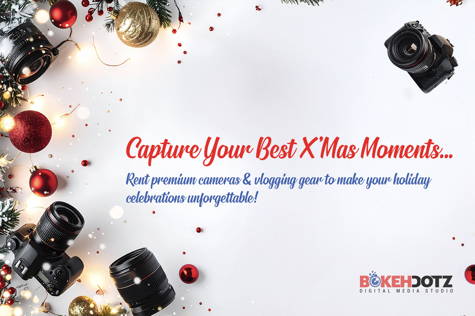 Capture Your Christmas Magic: Rent a Camera & Make Your Moments Last