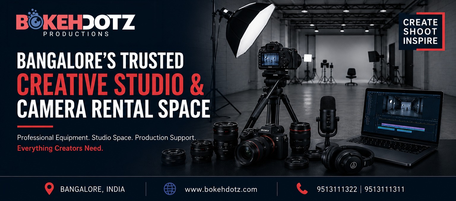 BokehDotz – A Trusted Creative Studio & Camera Rental Space in Bangalore